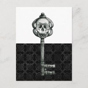 Skeleton Nyckel vykort