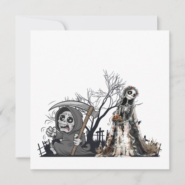 Skeleton och Corpse Bride. (Framsida)
