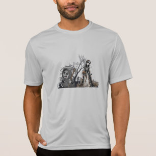 Skeleton och Corpse Bride. T Shirt