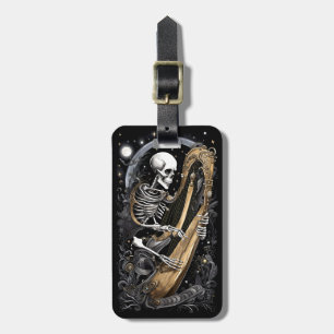 Skeleton och Harp I Bagagebricka
