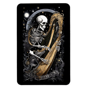Skeleton och Harp I Magnet