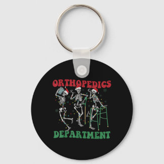 Skeleton Ortopedi Avdelning Santa Jul Nyckelring