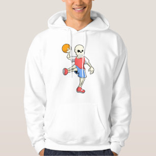 Skeleton på Handball-spelare med handboll Hoodie