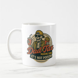 Skeleton Pappa Tax Snack Inspection Kaffemugg