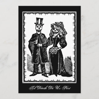 Skeleton par - inbjudan