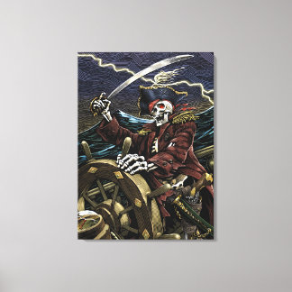 Skeleton Pirat Canvas
