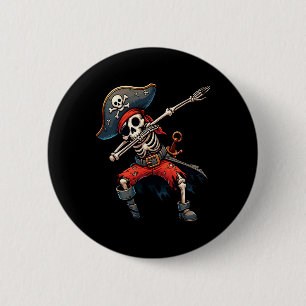 Skeleton Pirat Kids Knapp