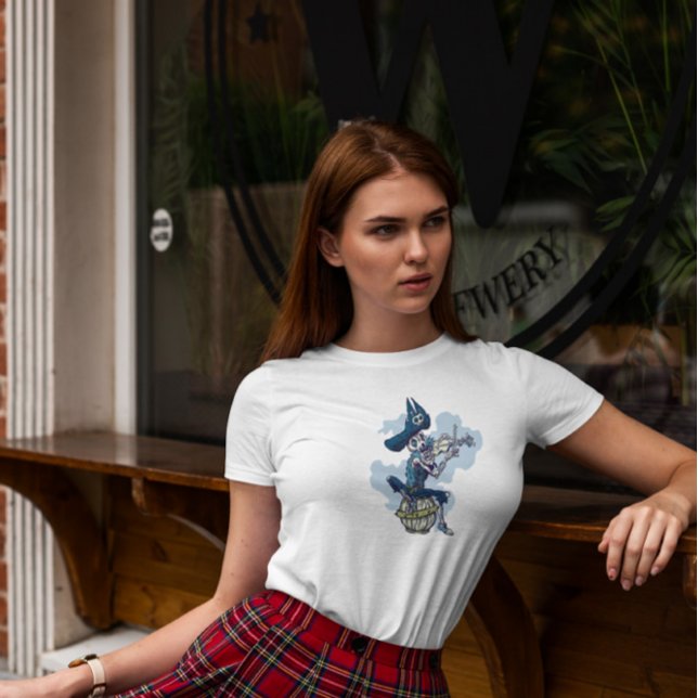 Skeleton Pirat Musician T Shirt (Skapare uppladdad)