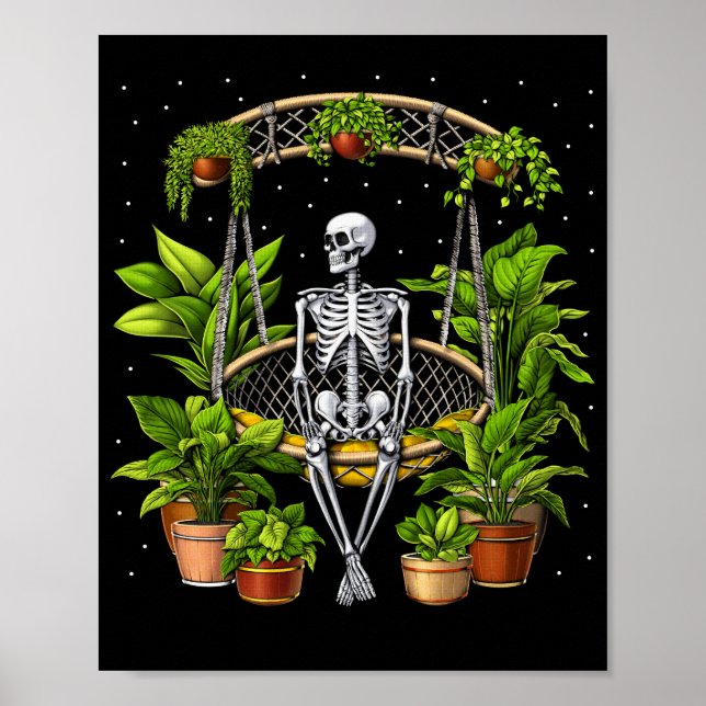 Skeleton Plants Älskare Poster (Framsidan)