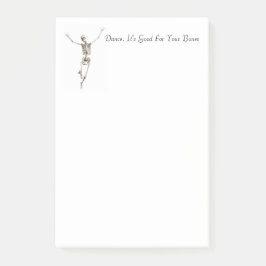 Skeleton Post IT-anteckningar Post-it Block