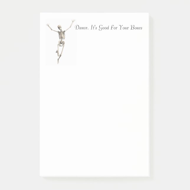 Skeleton Post IT-anteckningar Post-it Block (Framsida)