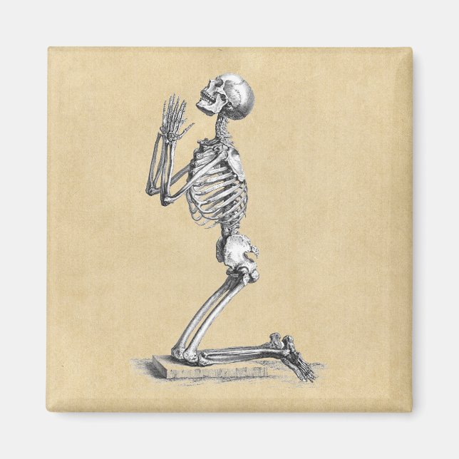 Skeleton Praying Magnet (Framsidan)