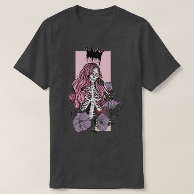 Skeleton Queen T Shirt (Design framsida)