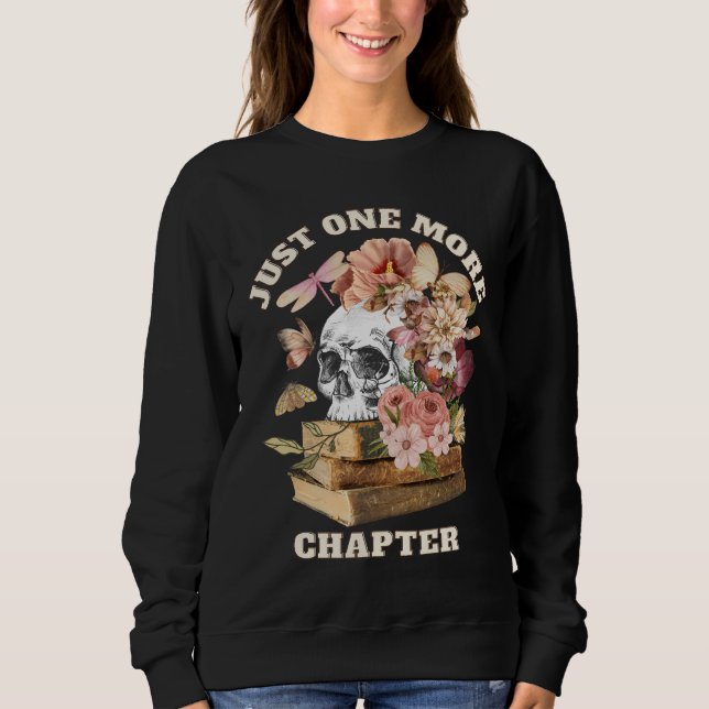 SKELETON READER BARA ETT KAPITEL T SHIRT (Framsida)