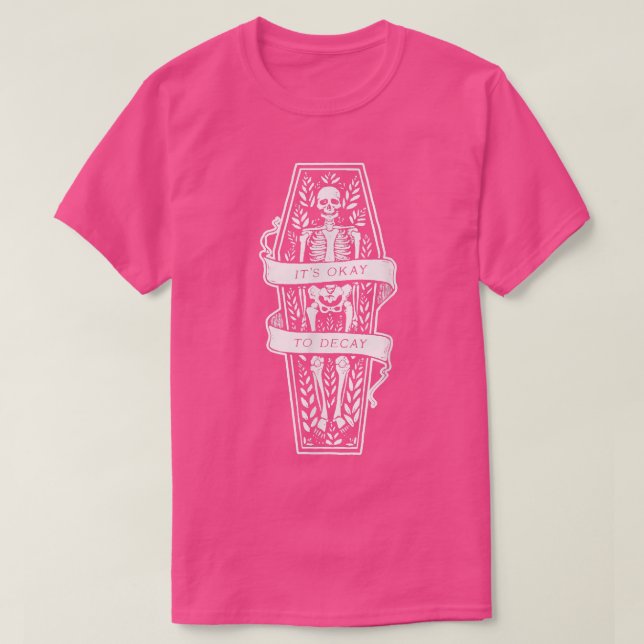 Skeleton Rest In Peace T-Shirt (Design framsida)