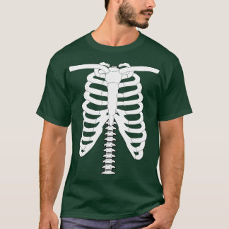 Skeleton Rib Cage Halloween Costume T Shirt