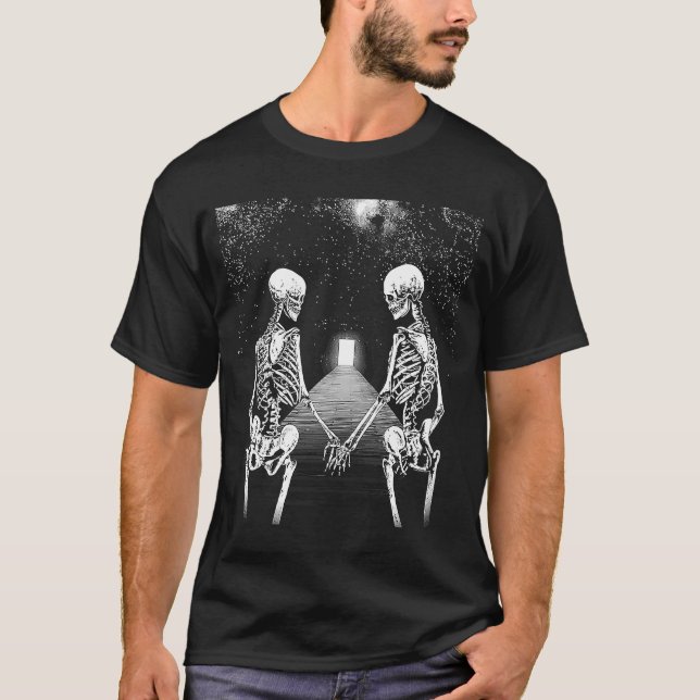 Skeleton Rib Cage par ledsen girl alt T Shirt (Framsida)