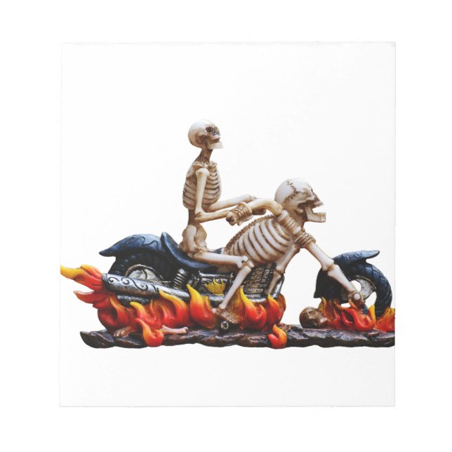 Skeleton Rider Anteckningsblock (Framsida)