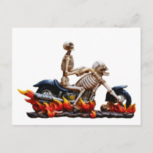 Skeleton Rider Vykort