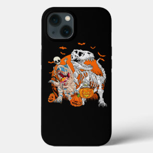 Skeleton Riding Mummy Dinosaur T rex Halloween Rol