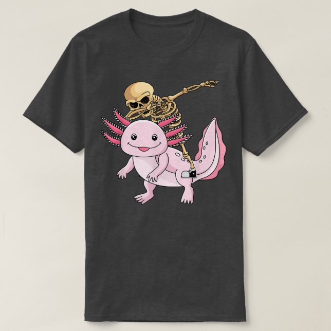 Skeleton Riding Skeleton Lazy Halloween Costume Cu T Shirt (Design framsida)