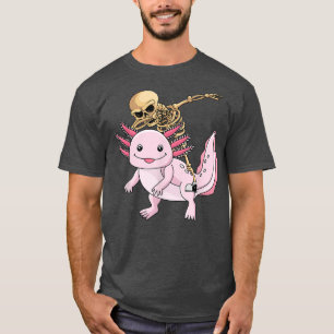 Skeleton Riding Skeleton Lazy Halloween Costume Cu T Shirt