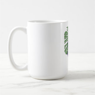 Skeleton Ro och Monstera Kaffemugg