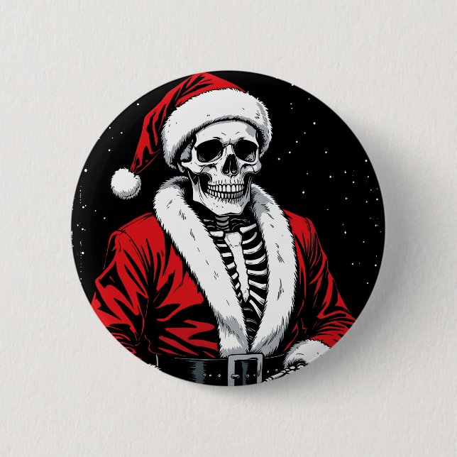 Skeleton Santa Knapp (Framsida)