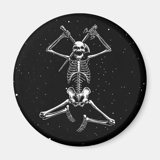 Skeleton Sayer Magnet (Framsidan)