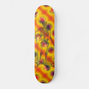 Skeleton Skateboard Bräda 19,5 Cm