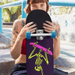 SKELETON SKATEBOARDING "BONE TO BE VILD" SKATEBOAR MINI SKATEBOARD BRÄDA 18,5 CM<br><div class="desc">SKELETON SKATEBOARDING UPSIDE DOWN SKATEBOARD</div>