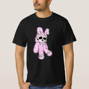 Skeleton Skull Rosa Dead Hare Costume Rabbit Bunny T Shirt