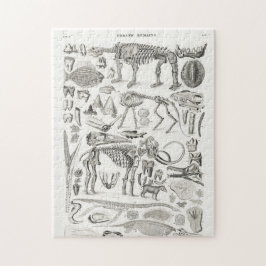 Skeleton Skulldjur Halloween Pussel