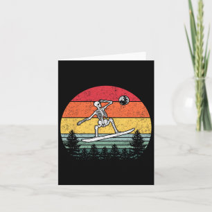 Skeleton Snowboarding Snowboard Måne Snowboarder - Kort