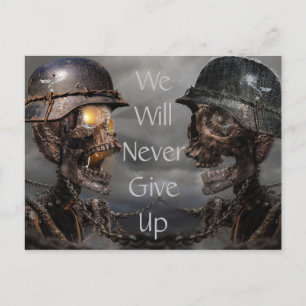 Skeleton Soldiers Vykort