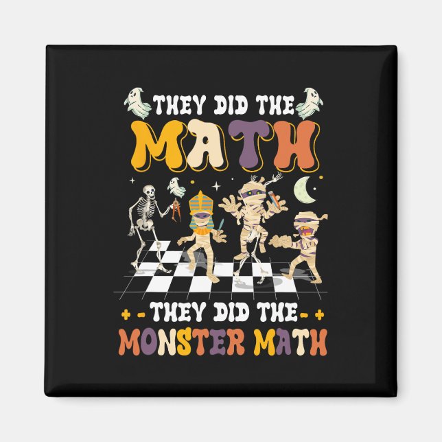 Skeleton som dansade dem, de gjorde math de gjorde magnet (Framsidan)