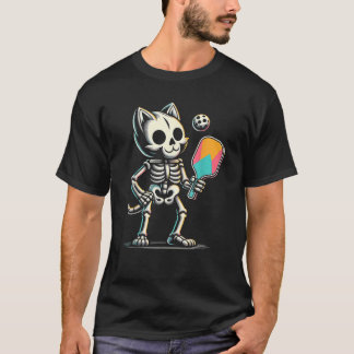 Skeleton som spelar på hual t shirt