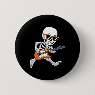 Skeleton spelar Guitar Rock and roll Boys Kids Knapp