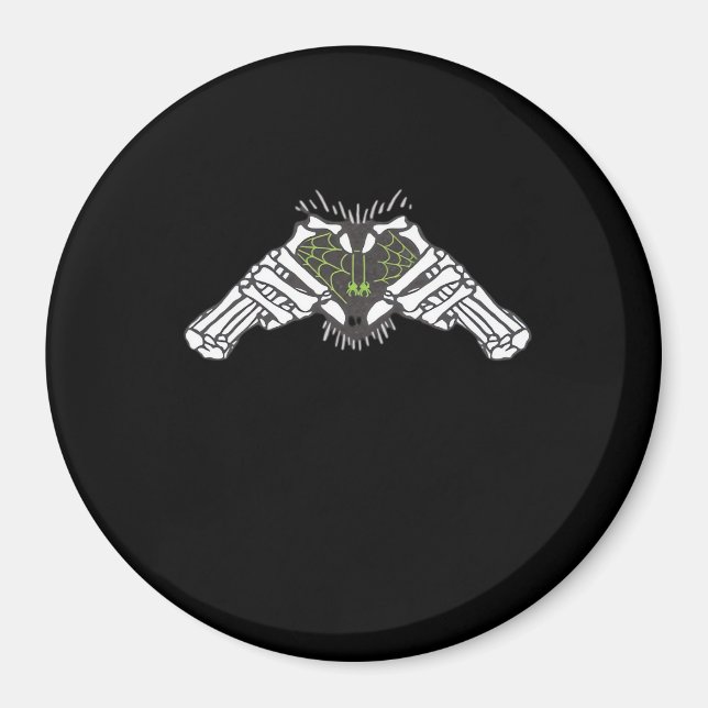 Skeleton Spider Heart Magnet (Framsidan)