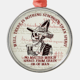 Skeleton Spirit Strong Julafton Ornament