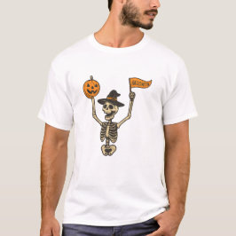 Skeleton Spooky Party T Shirt