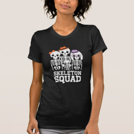 Skeleton Squad Halloween-familjmatchning T Shirt