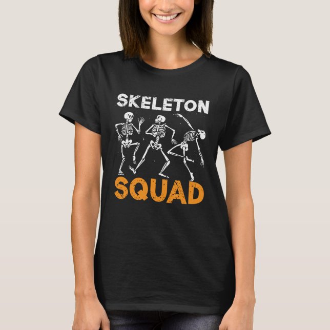Skeleton Squad Rad Tech Radiology Radiographer Rad T Shirt (Framsida)
