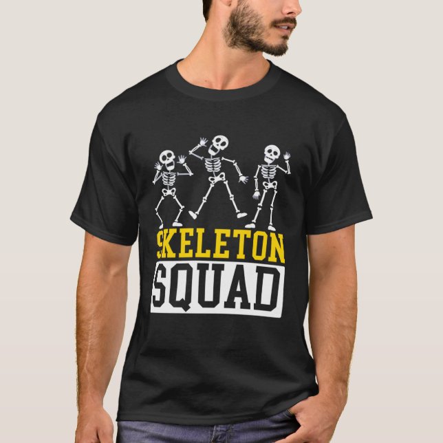Skeleton Squad Rad Tech Radiology Radiographer Rad T Shirt (Framsida)