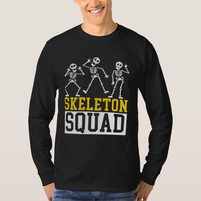 Skeleton Squad Rad Tech Radiology Radiographer Rad T Shirt (Framsida)