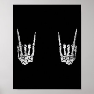 Skeleton Sten Hand Lazy Halloween Costume Coola Bo Poster