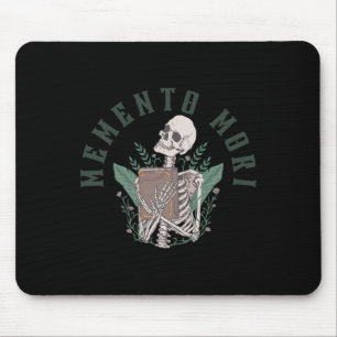 Skeleton Stoic Philosophy Latin Quote Memento Mori Musmatta