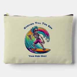 Skeleton Surfer Riding A Wave