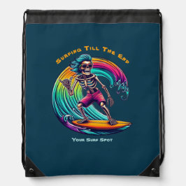 Skeleton Surfer Riding A Wave Gympapåse