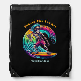 Skeleton Surfer Riding A Wave Gympapåse